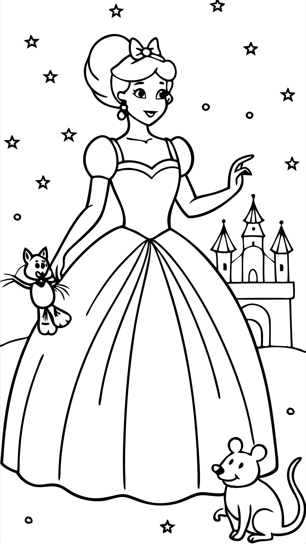 disney coloring pages cinderella